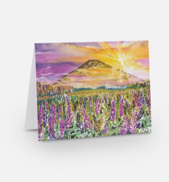 Colorful greetings cards | Fine art greetings cards from original paintings by Olga V. Walmisley-Santiago |  Magic Realism | Impressionism   | Oregon gift |  Colorful cards|  All occasions