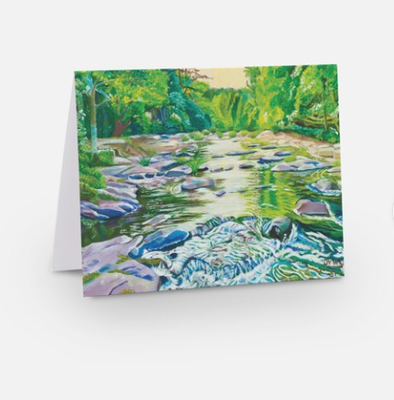 Colorful greetings cards | Fine art greetings cards from original paintings by Olga V. Walmisley-Santiago |  Magic Realism | Impressionism   | Oregon gift |  Colorful cards|  All occasions