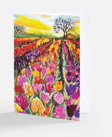 Colorful greetings cards | Fine art greetings cards from original paintings by Olga V. Walmisley-Santiago |  Magic Realism | Impressionism   | Oregon gift |  Colorful cards|  All occasions