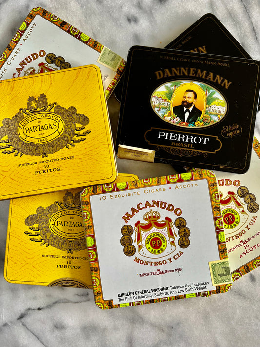 Vintage tin watercolor palette