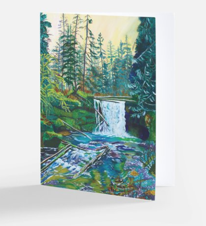 Colorful greetings cards | Fine art greetings cards from original paintings by Olga V. Walmisley-Santiago |  Magic Realism | Impressionism   | Oregon gift |  Colorful cards|  All occasions