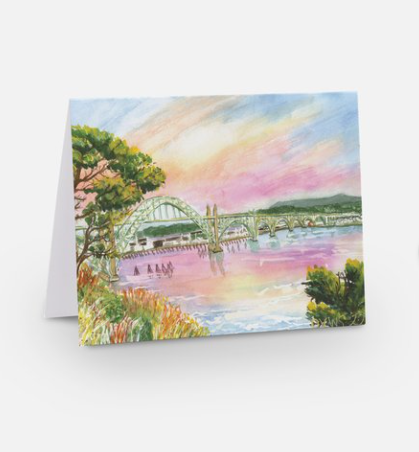 Colorful greetings cards | Fine art greetings cards from original paintings by Olga V. Walmisley-Santiago |  Magic Realism | Impressionism   | Oregon gift |  Colorful cards|  All occasions