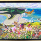 Cascade Head Trail Spring|Original acrylic painting| Magic Realism | original acrylic painting by Olga V. Walmisley-Santiago |Impressionism | Colorful Wall Art| Expressionism |Oregon artist |Landscape painting | $500.00