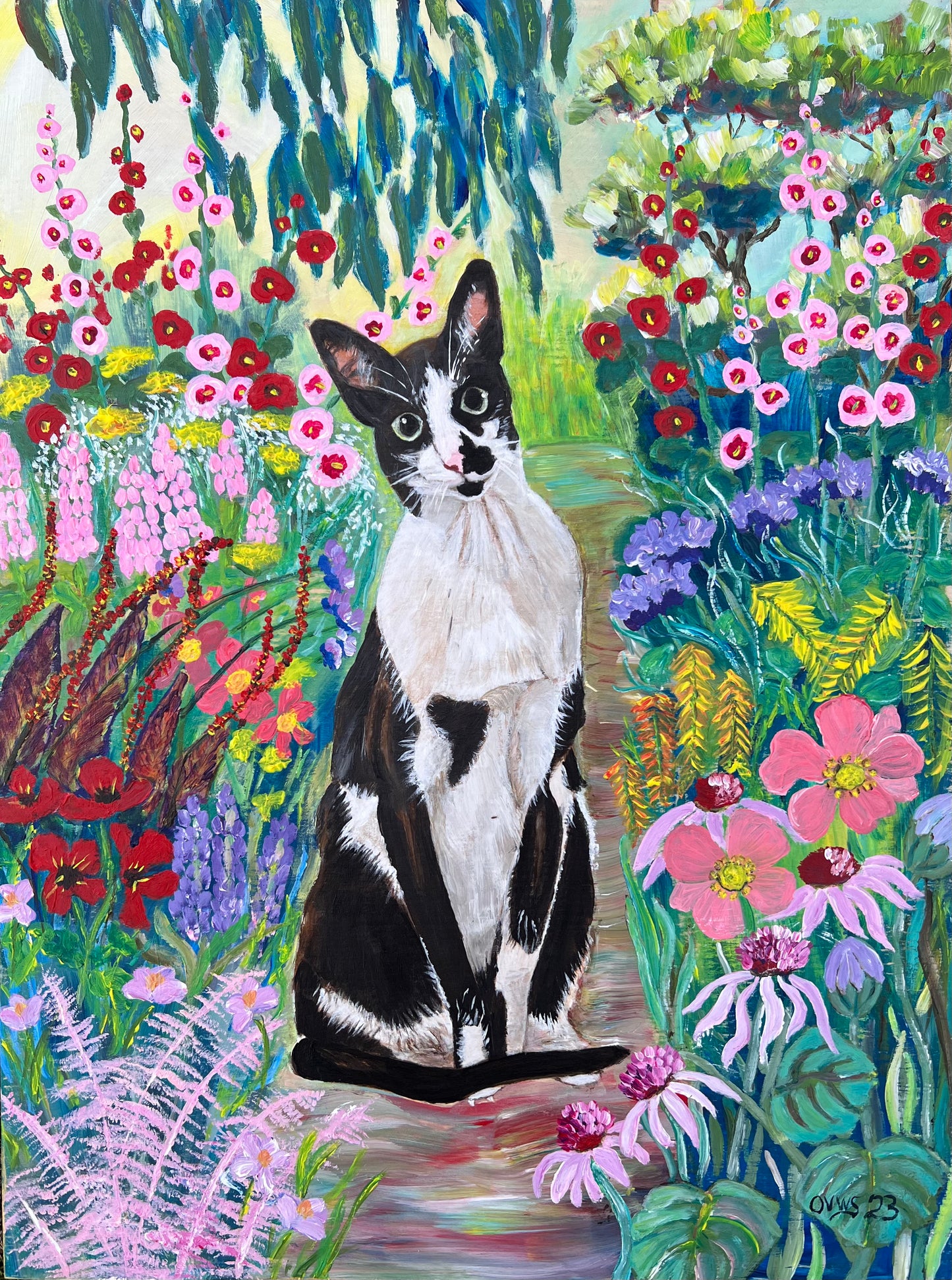 Colorful greetings cards | Fine art greetings cards from original paintings by Olga V. Walmisley-Santiago |  Magic Realism | Impressionism   | Oregon gift |  Colorful cards|  All occasions