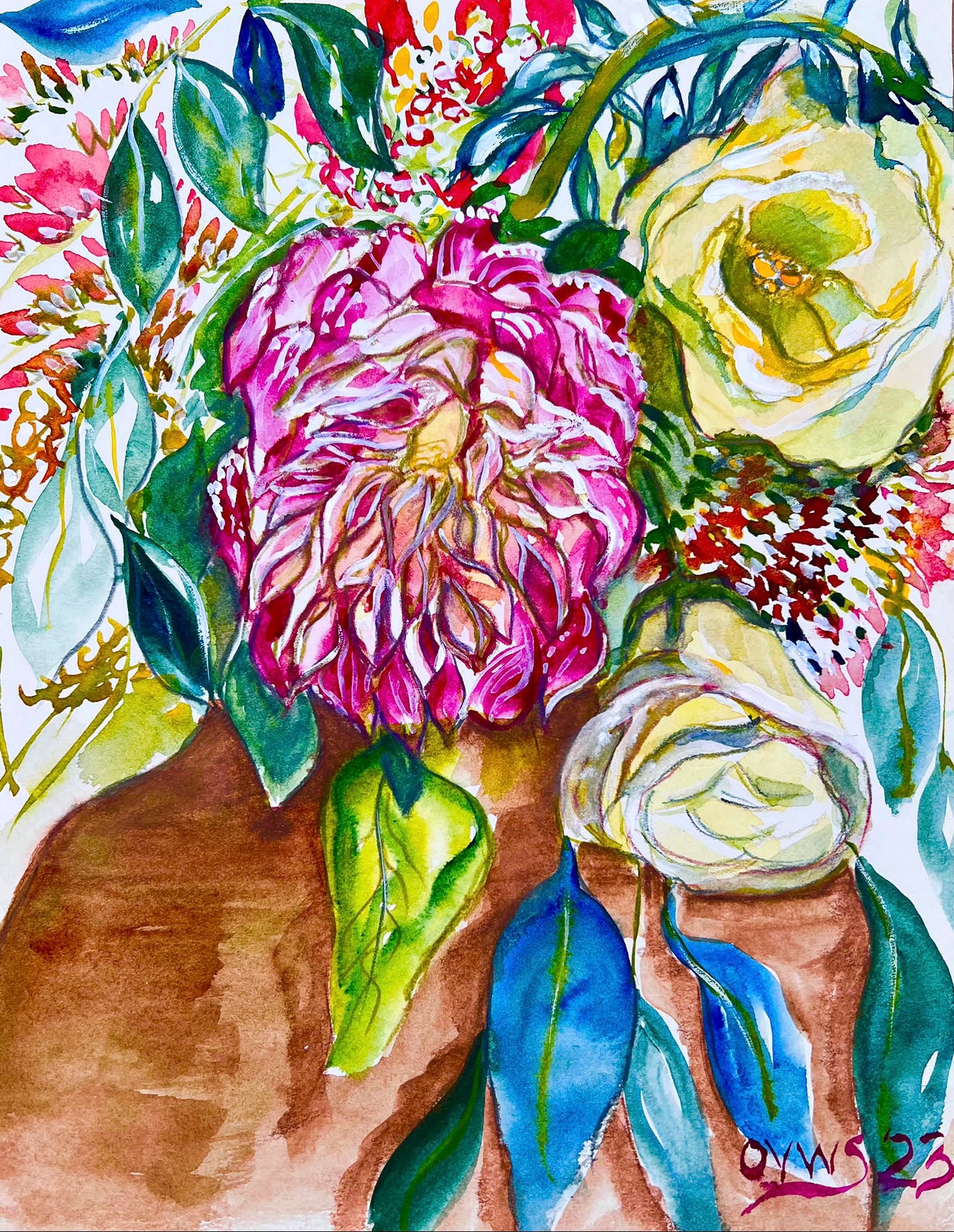Colorful greetings cards | Fine art greetings cards from original paintings by Olga V. Walmisley-Santiago |  Magic Realism | Impressionism   | Oregon gift |  Colorful cards|  All occasions